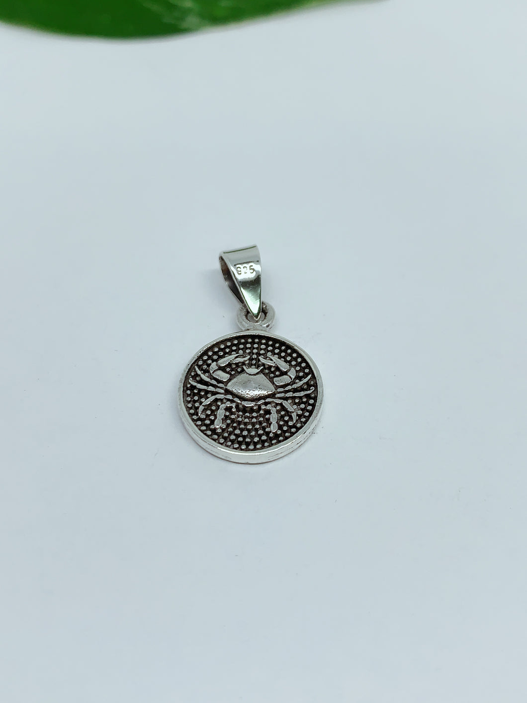 Sterling silver pendant zodiac sign