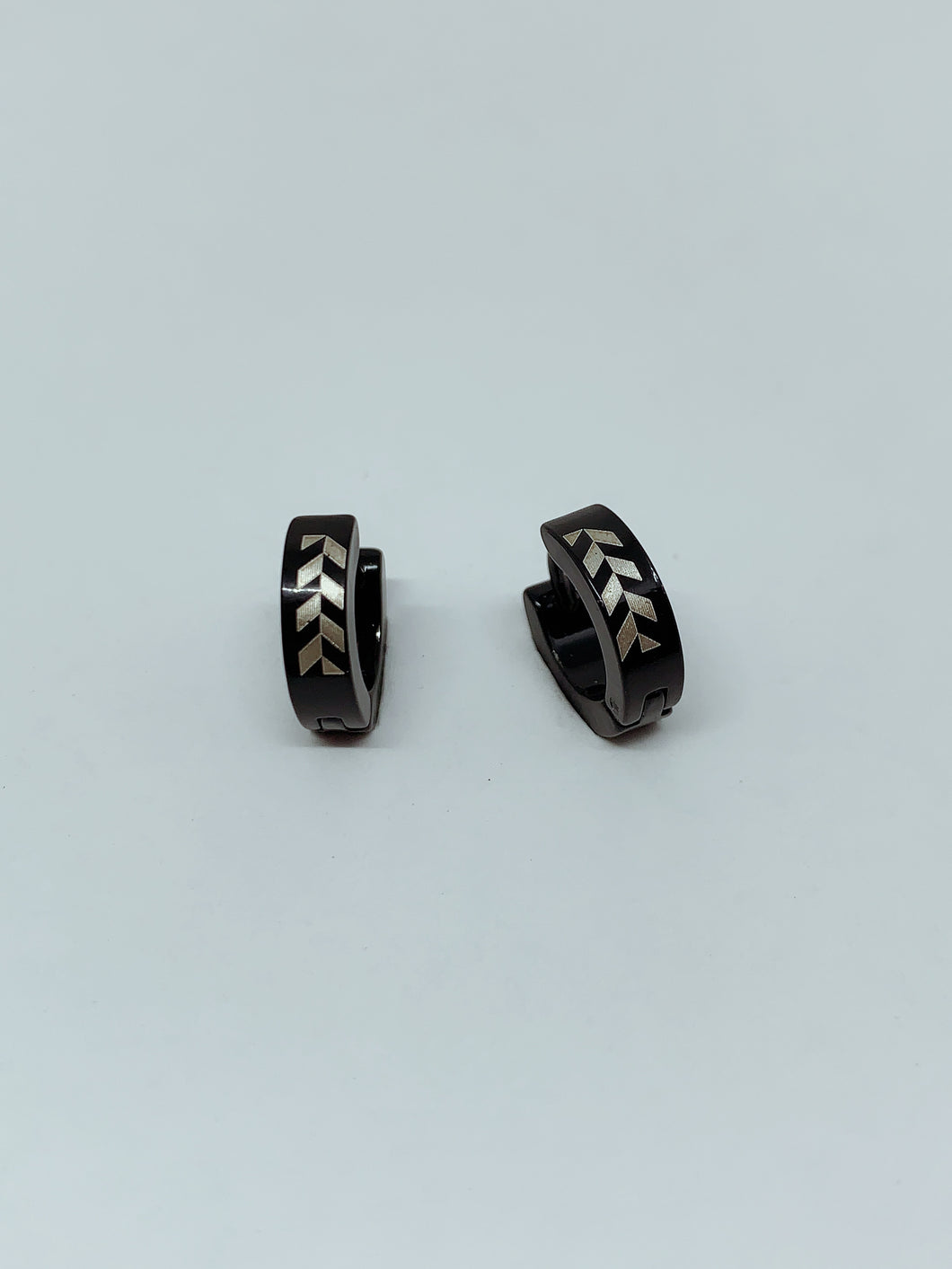 Stainless steel hinge earring