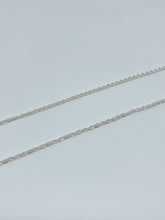 Load image into Gallery viewer, Sterling silver chain with rope design 2.6 mm wide
