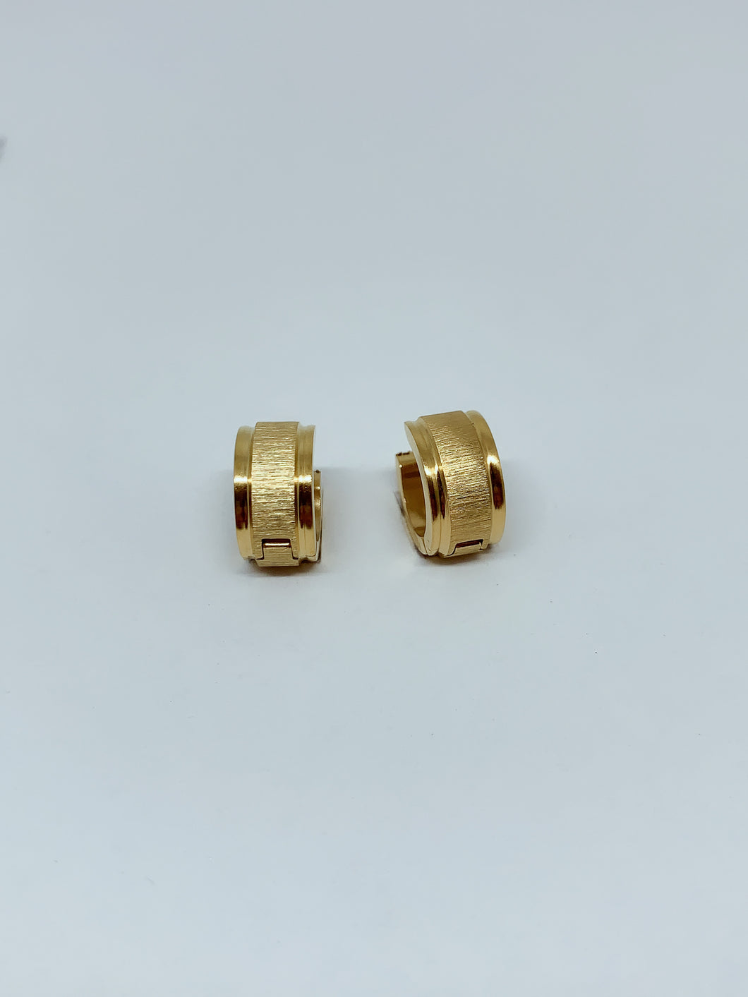 Stainless steel hinge earring