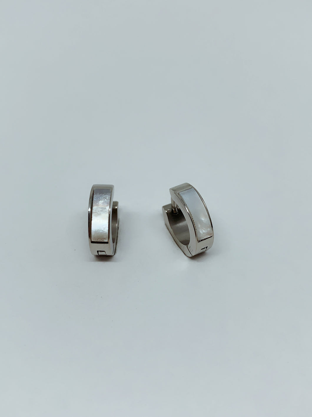 Stainless steel hinge earring