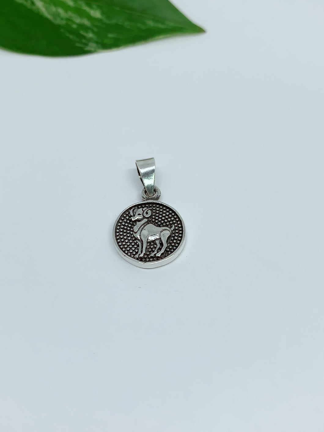 Sterling silver pendant zodiac sign