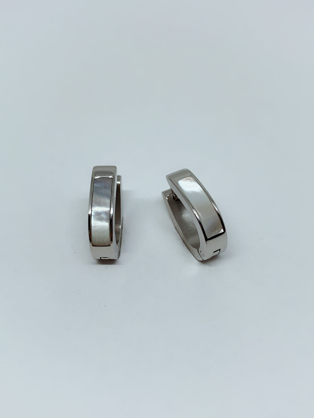 Stainless steel hinge earring