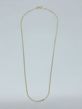 Load image into Gallery viewer, Gold plated sterling silver chain box design
