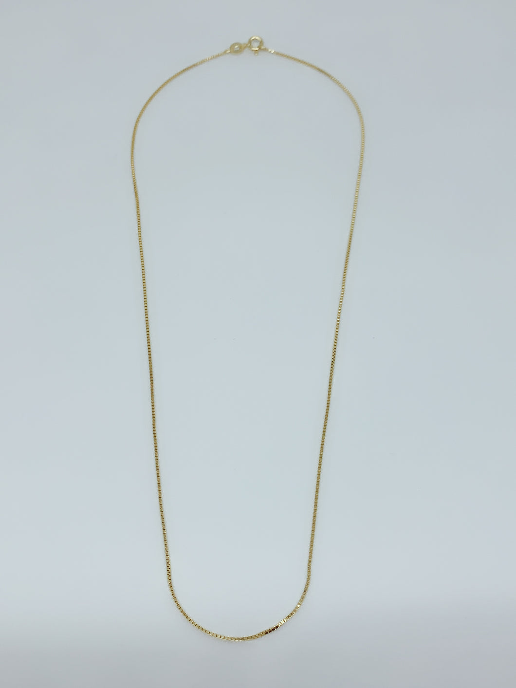 Gold plated sterling silver chain box design