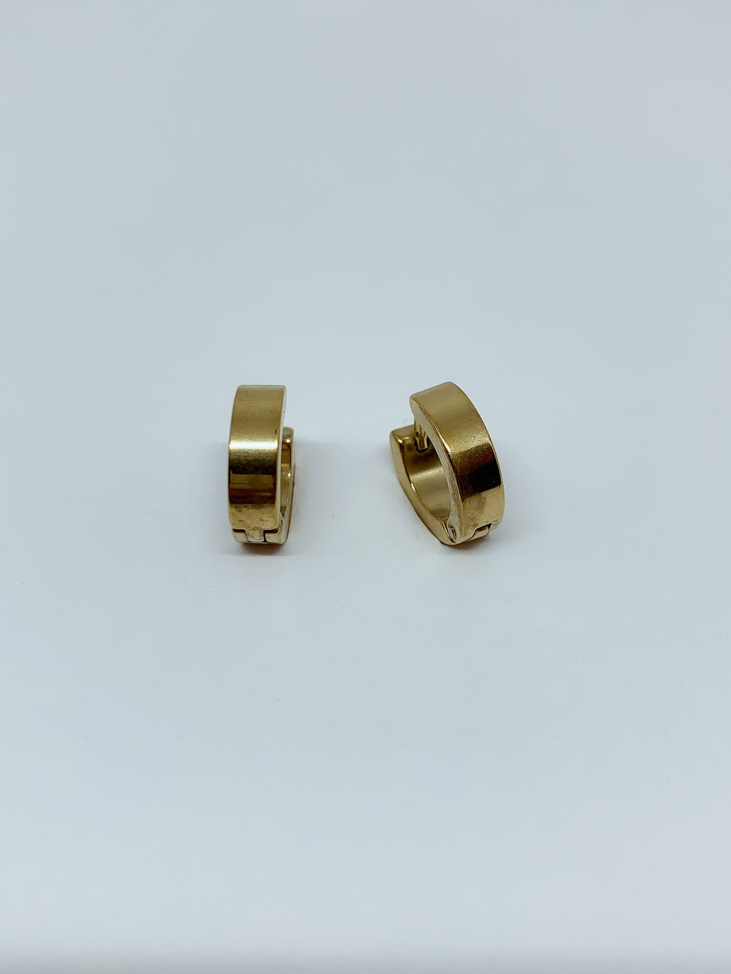 Stainless steel hinge earring