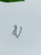 Load image into Gallery viewer, Sterling silver pendant initials
