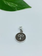 Load image into Gallery viewer, Sterling silver pendant zodiac sign
