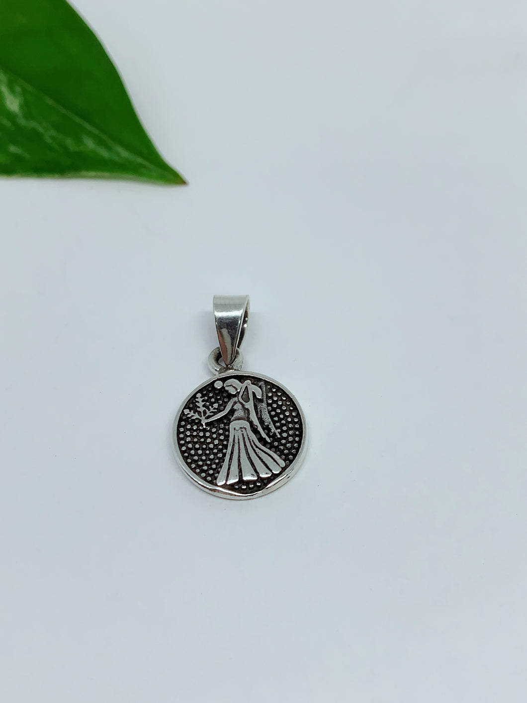 Sterling silver pendant zodiac sign