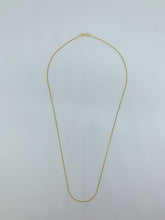 Load image into Gallery viewer, Gold plated sterling silver chain with Cuban design
