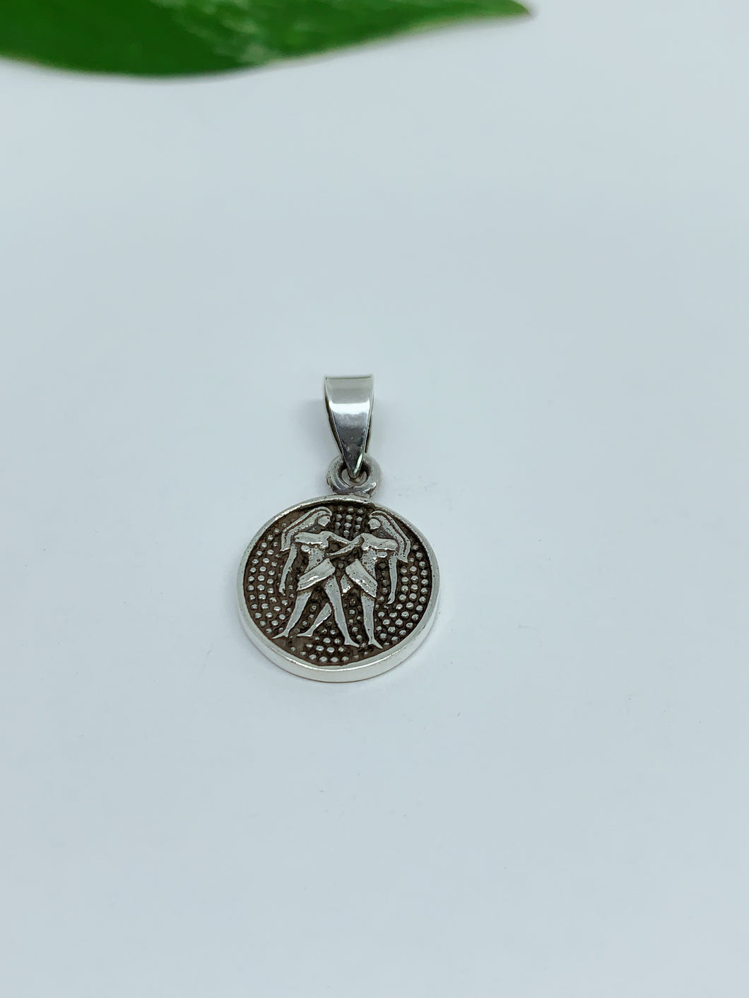 Sterling silver pendant zodiac sign