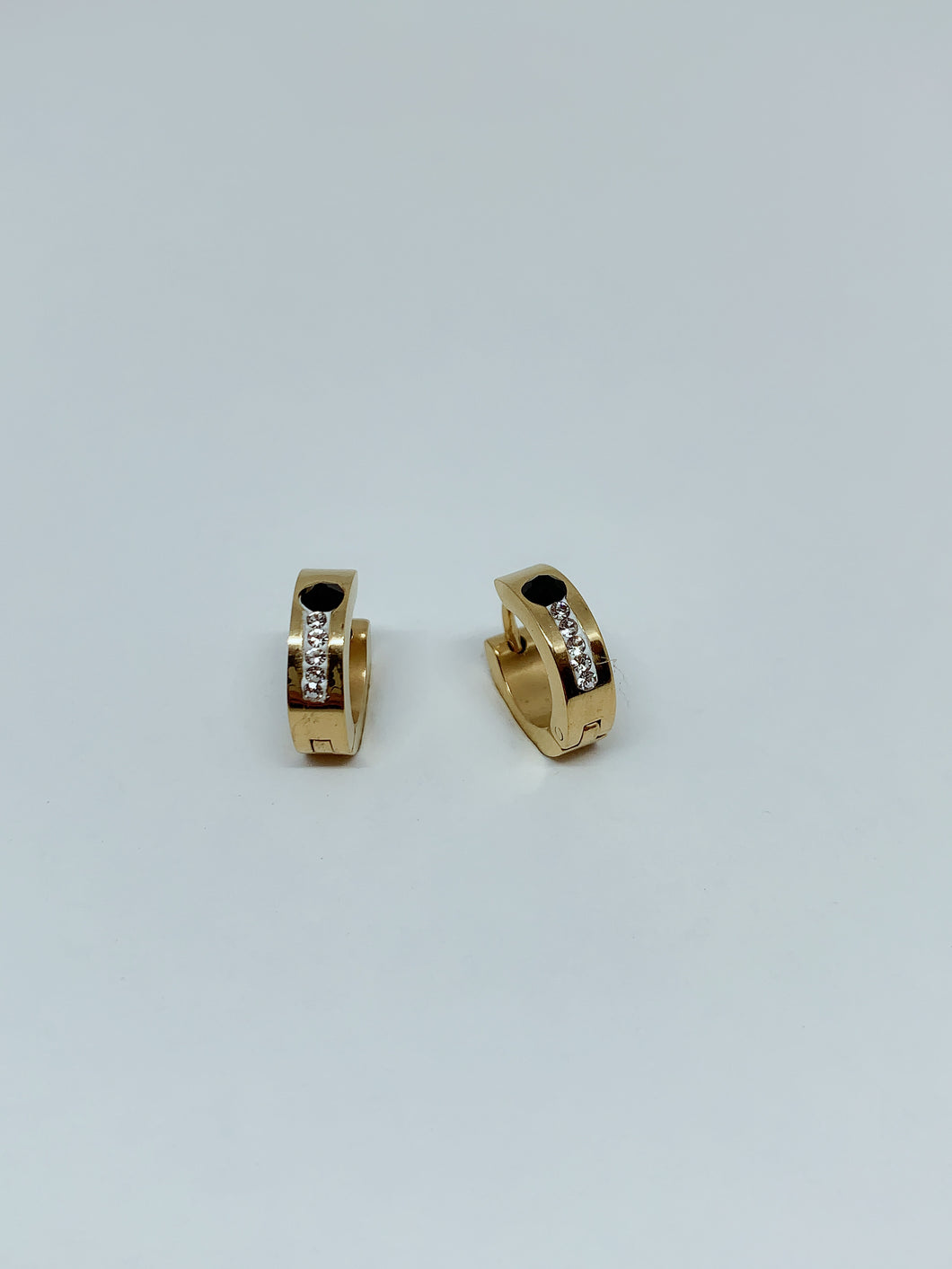 Stainless steel hinge earring