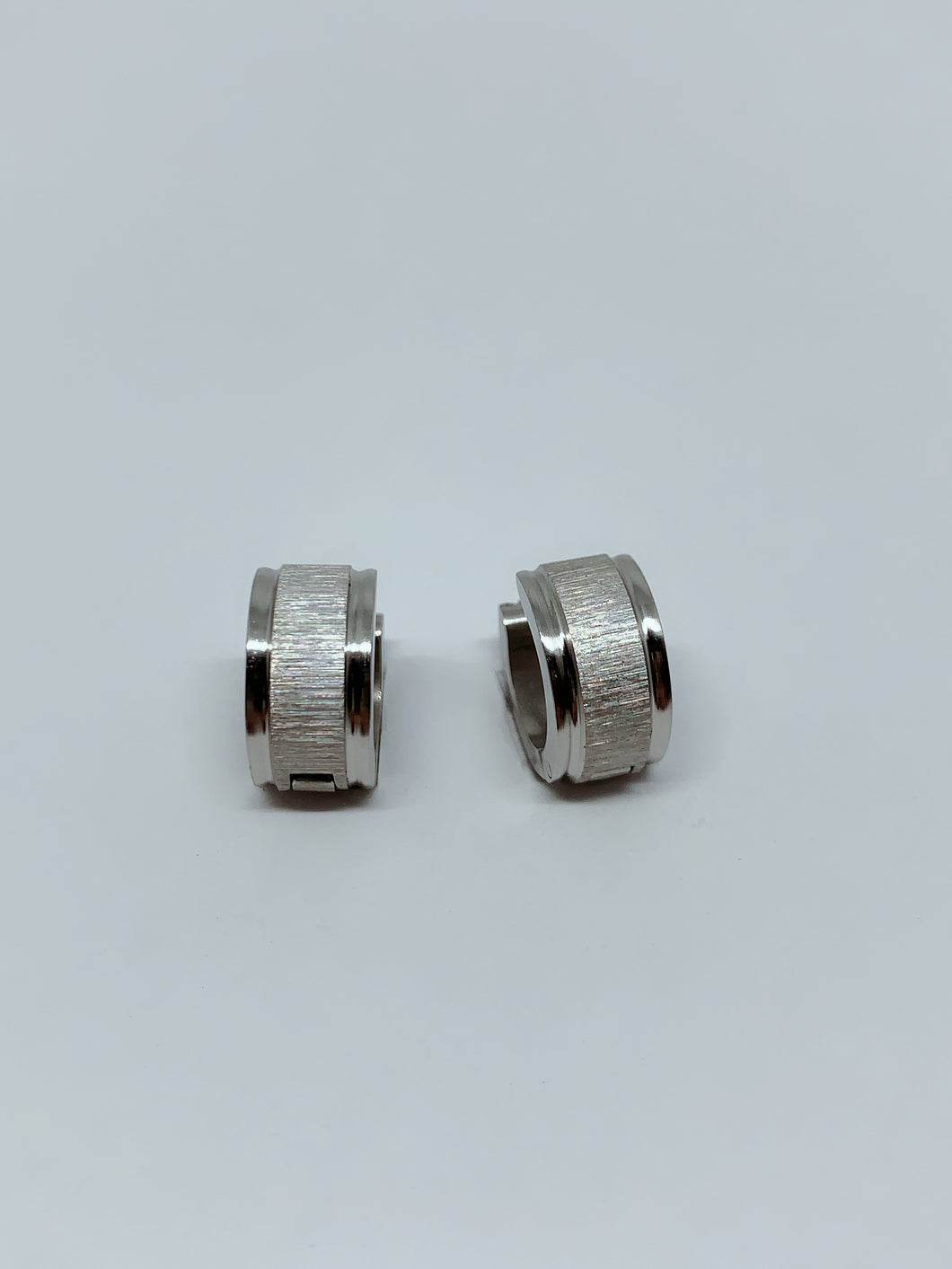 Stainless steel hinge earring