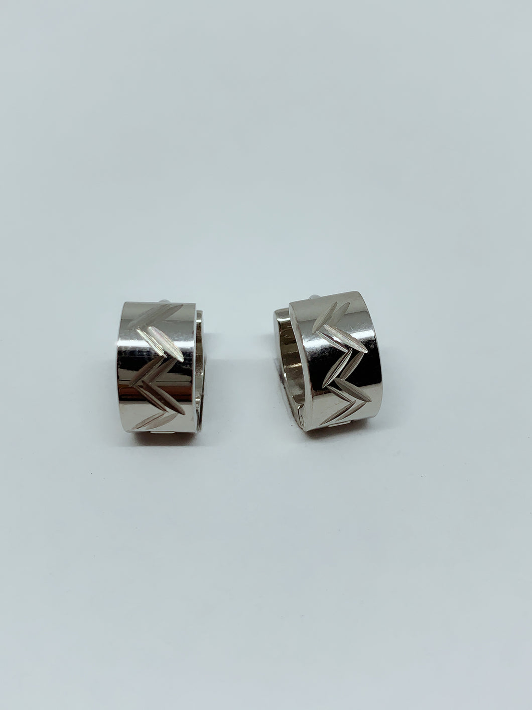 Stainless steel hinge earring