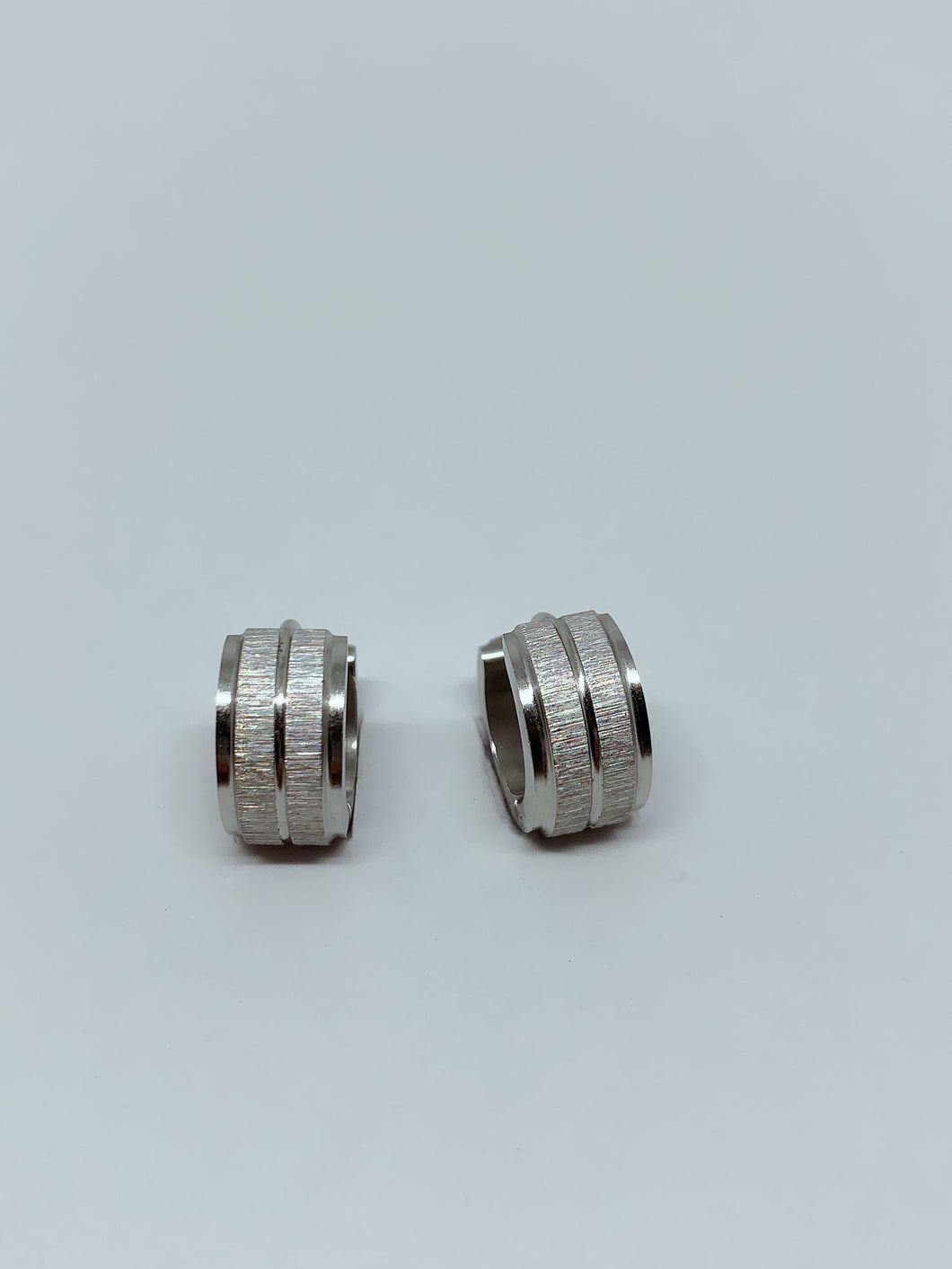 Stainless steel hinge earring