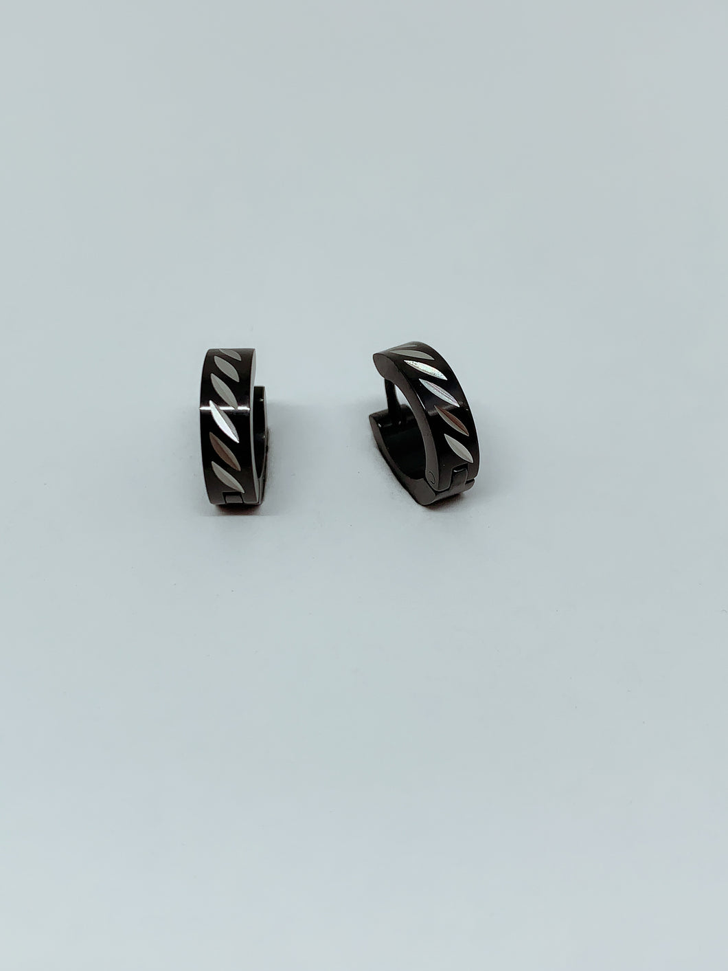 Stainless steel hinge earring