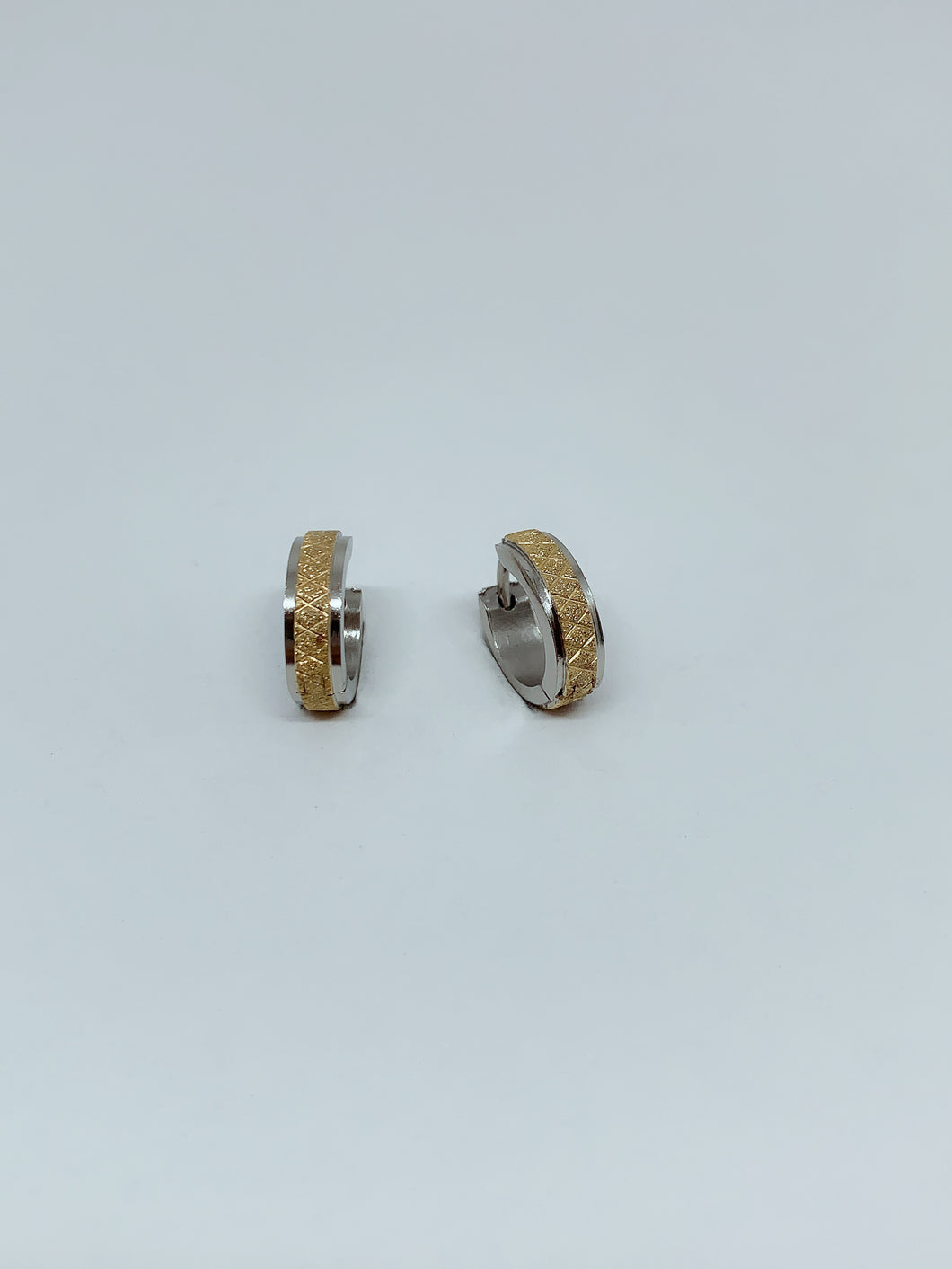 Stainless steel hinge earring