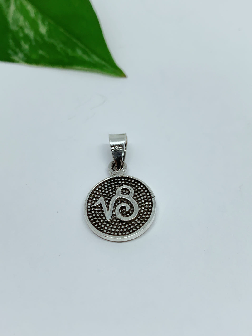 Sterling silver pendant zodiac sign