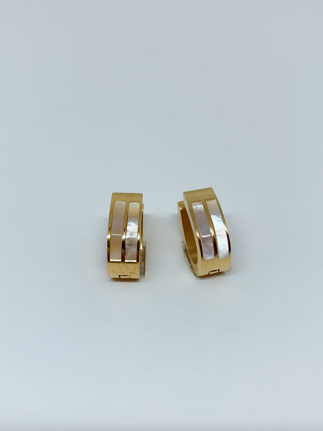 Stainless steel hinge earring