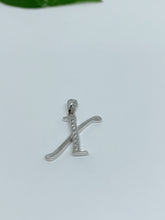 Load image into Gallery viewer, Sterling silver pendant initials
