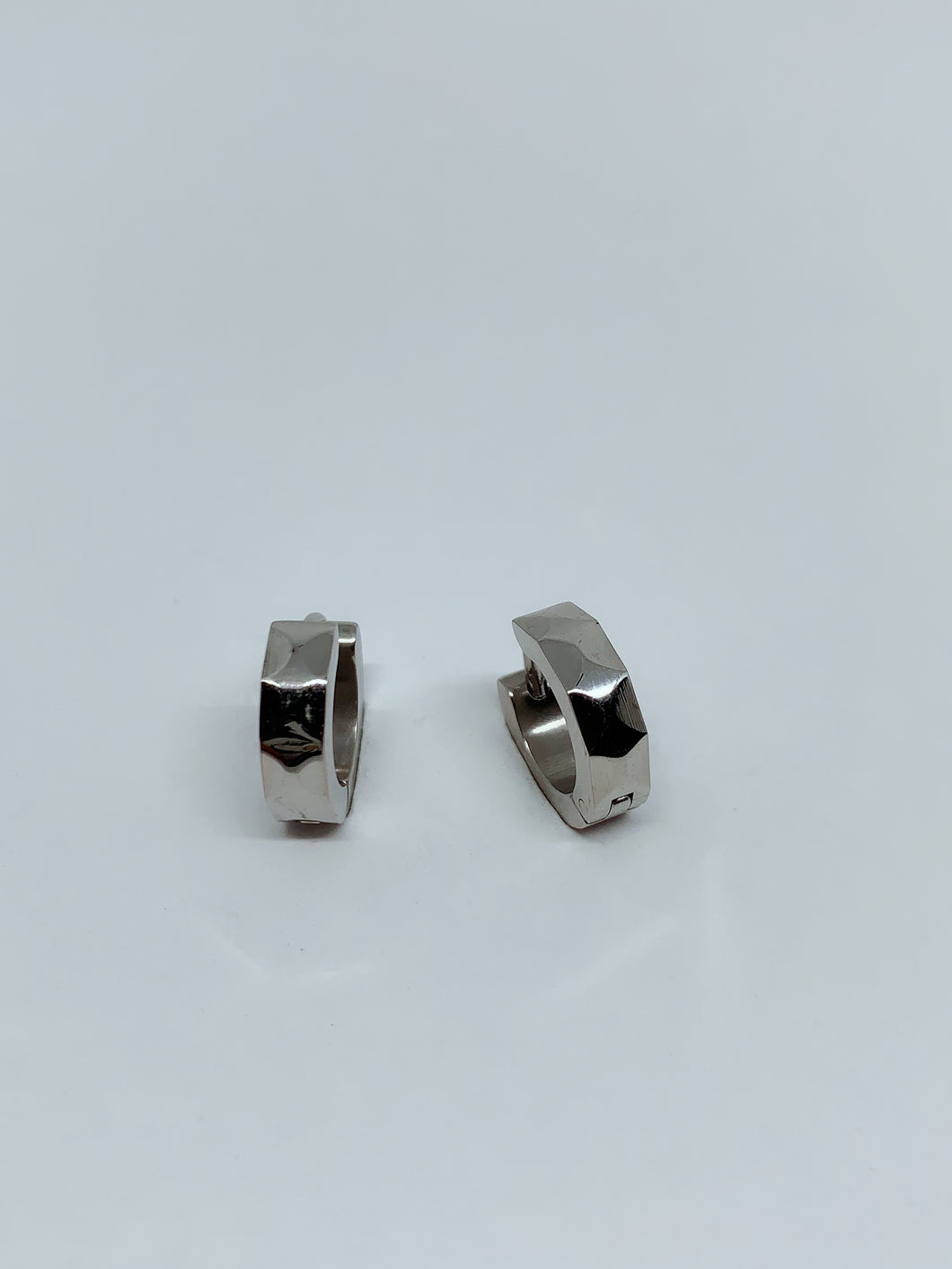 Stainless steel hinge earring