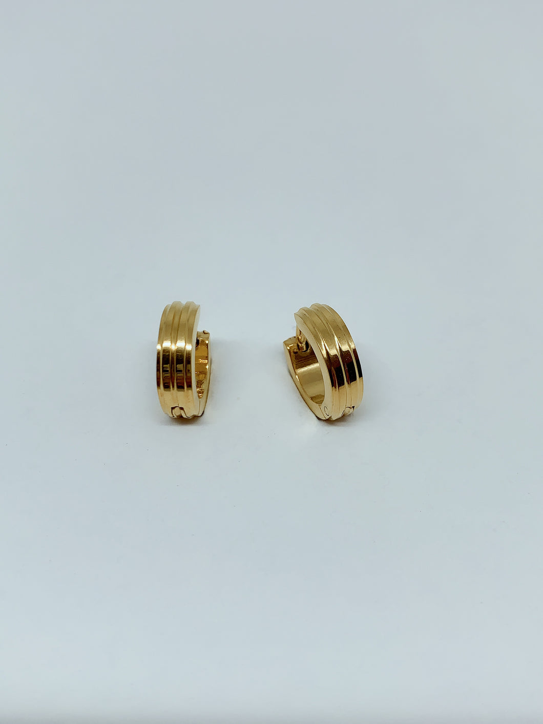 Stainless steel hinge earring