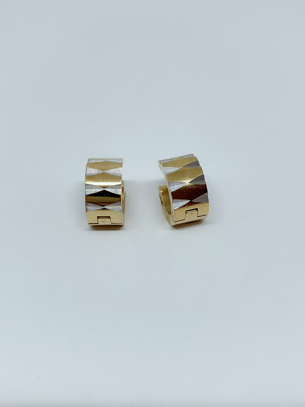 Stainless steel hinge earring