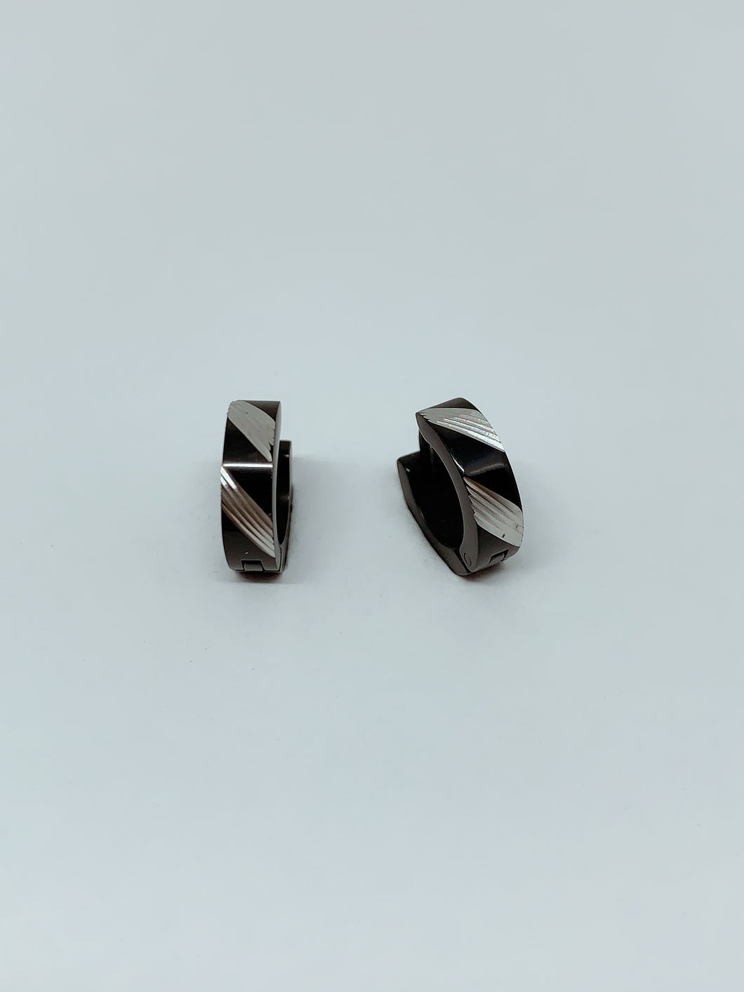 Stainless steel hinge earring