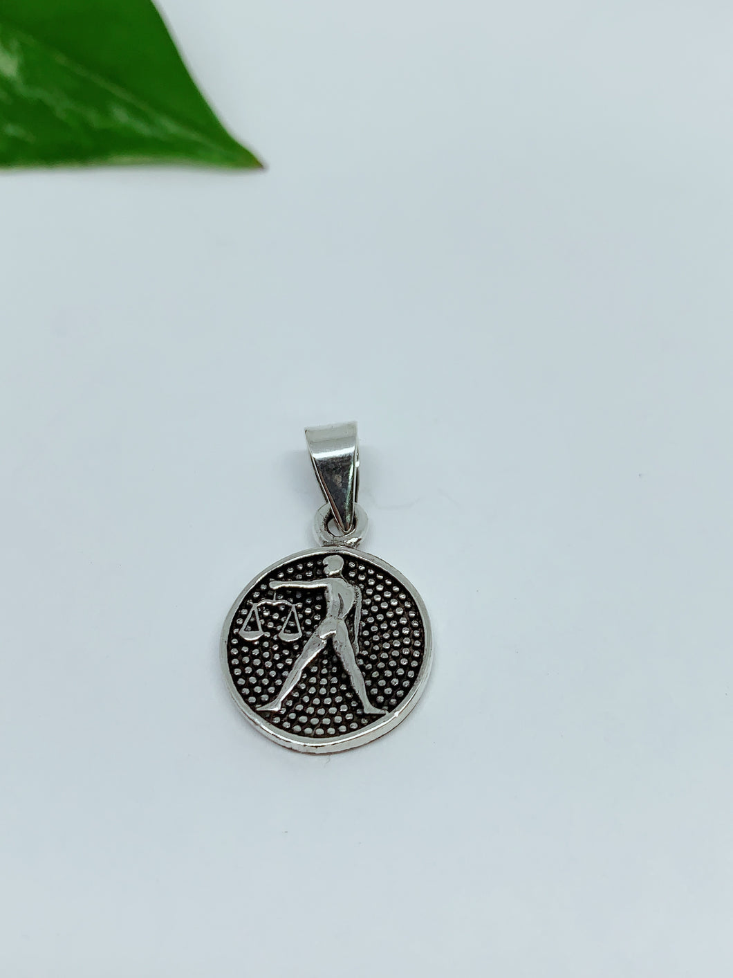 Sterling silver pendant zodiac sign