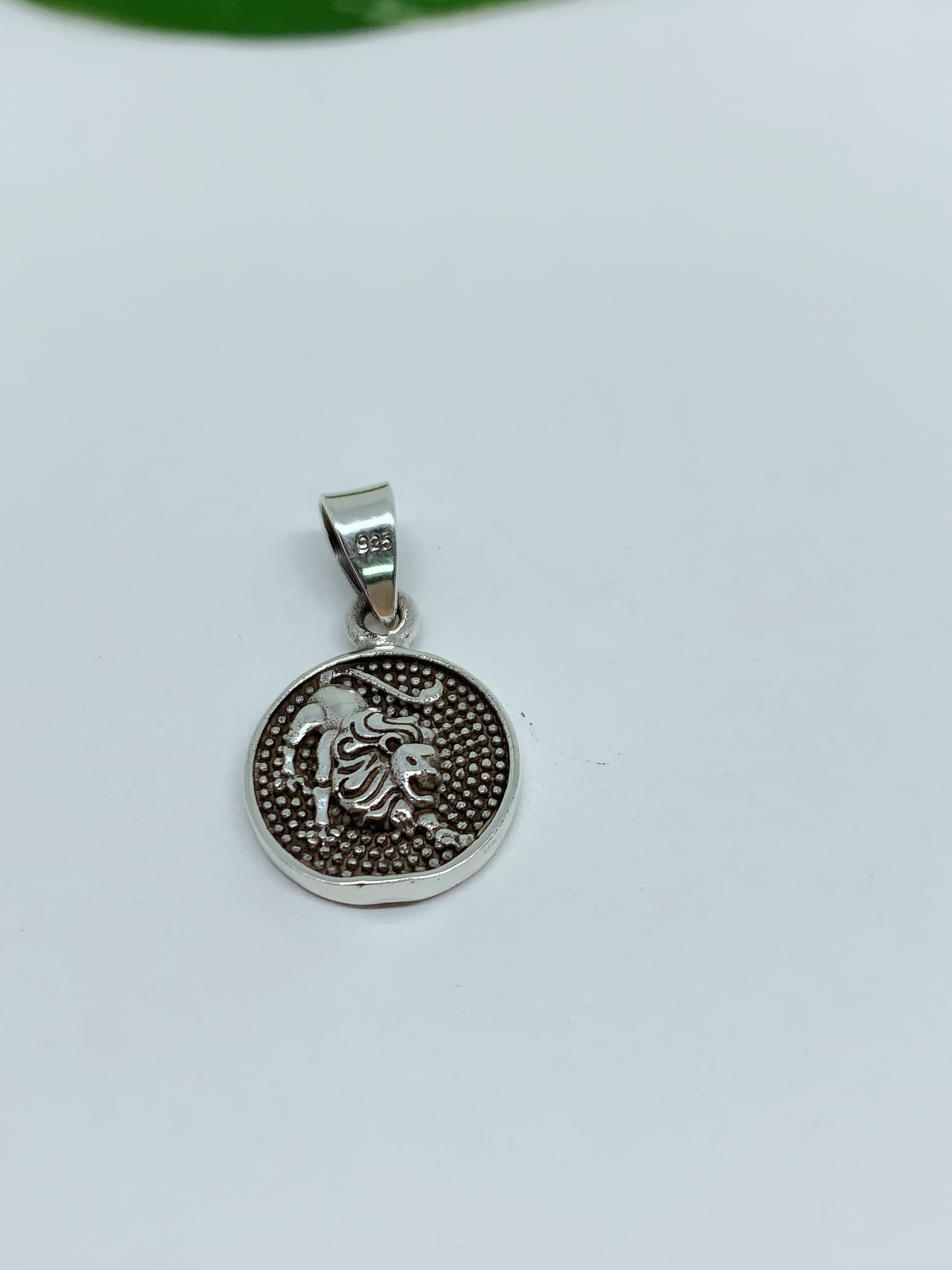 Sterling silver pendant zodiac sign