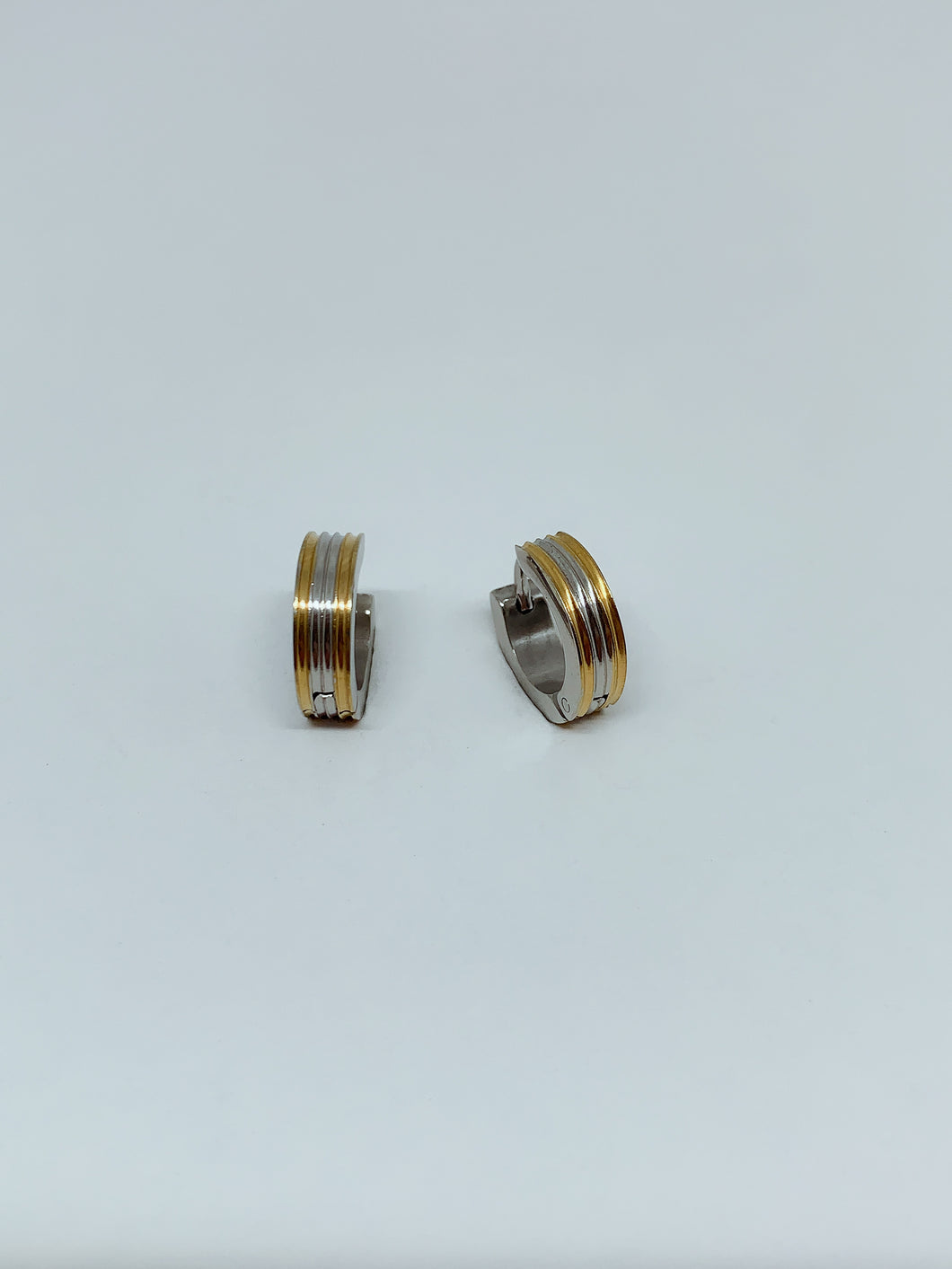 Stainless steel hinge earring