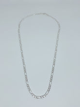 Load image into Gallery viewer, Sterling silver chain Figaro design 4 mm wide
