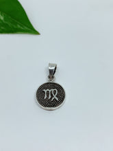 Load image into Gallery viewer, Sterling silver pendant zodiac sign
