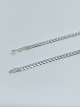 Load image into Gallery viewer, 4.5 mm Cuban design sterling silver chain
