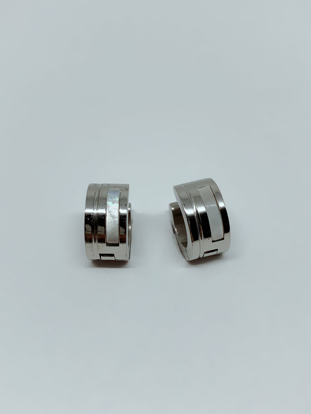 Stainless steel hinge earring