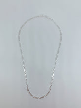 Load image into Gallery viewer, Sterling silver chain with figaro design
