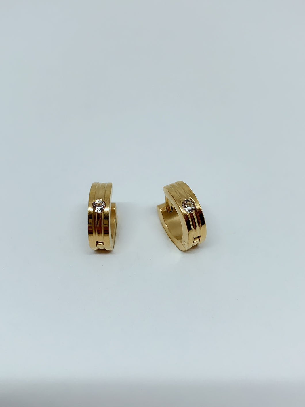 Stainless steel hinge earring