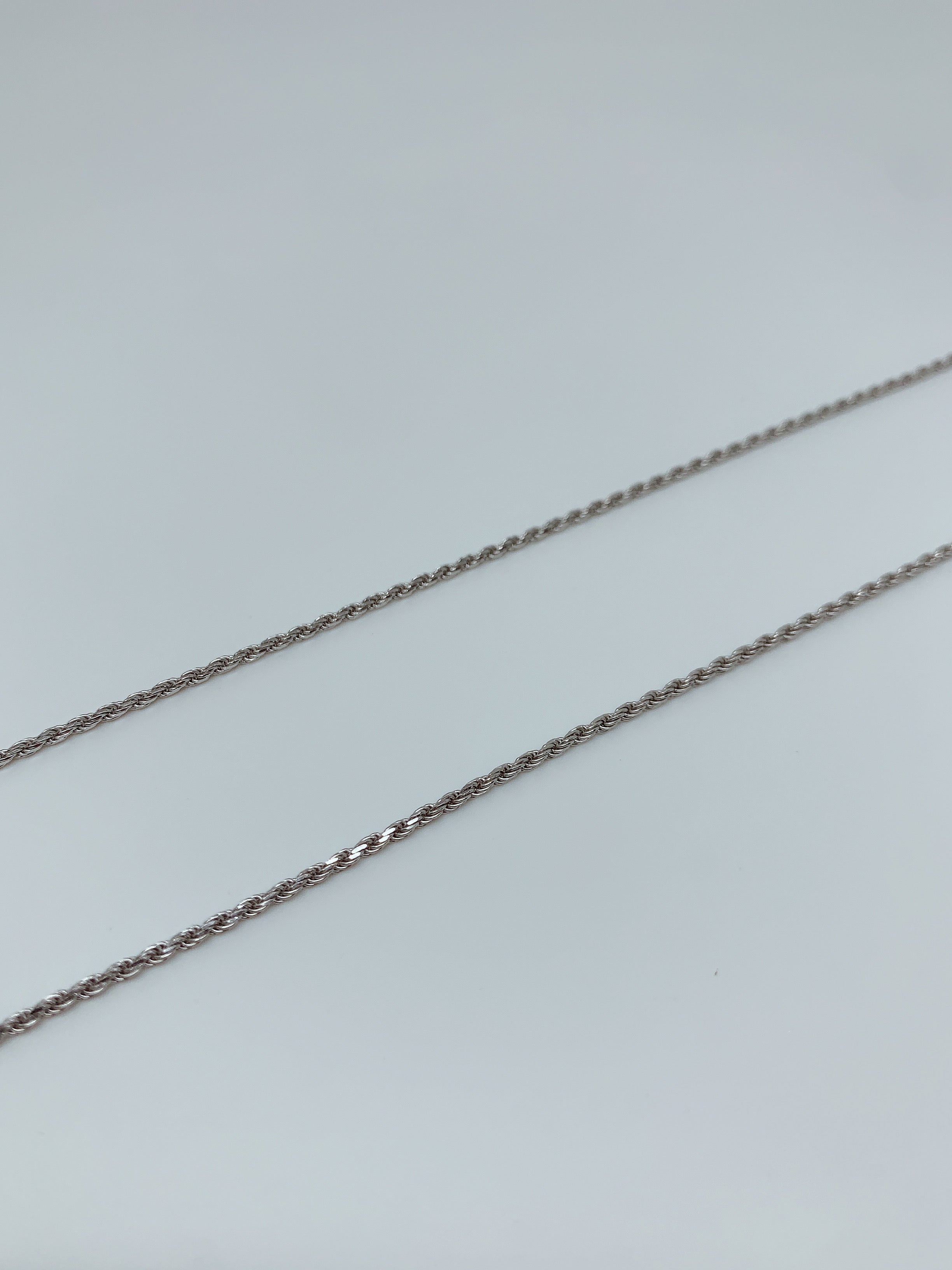 Sterling silver chain with adjustable length