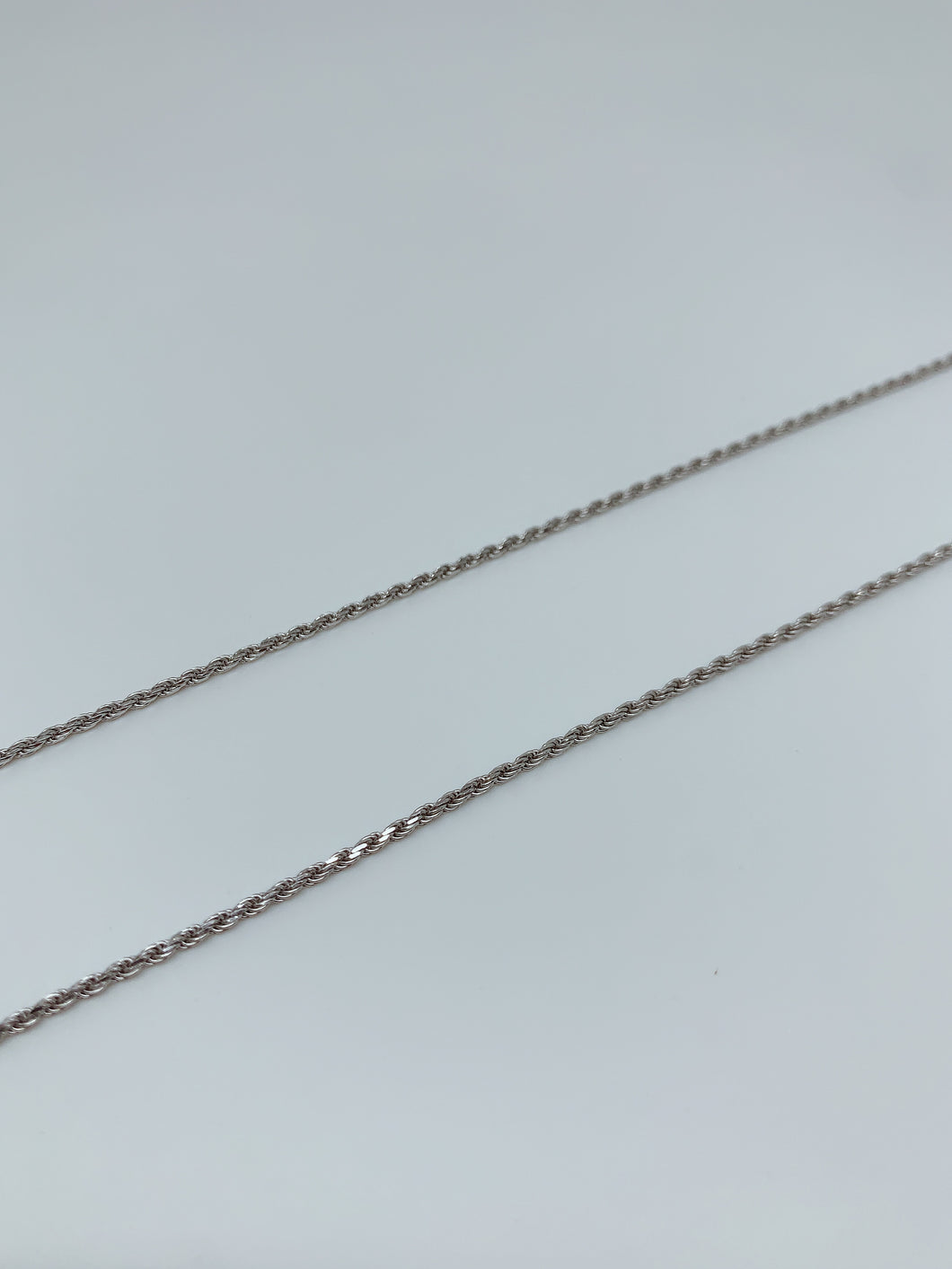 Sterling silver chain with adjustable length