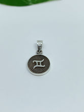 Load image into Gallery viewer, Sterling silver pendant zodiac sign
