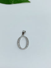 Load image into Gallery viewer, Sterling silver pendant initials
