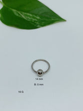 Load image into Gallery viewer, 16G Multi-purpose body piercing ring
