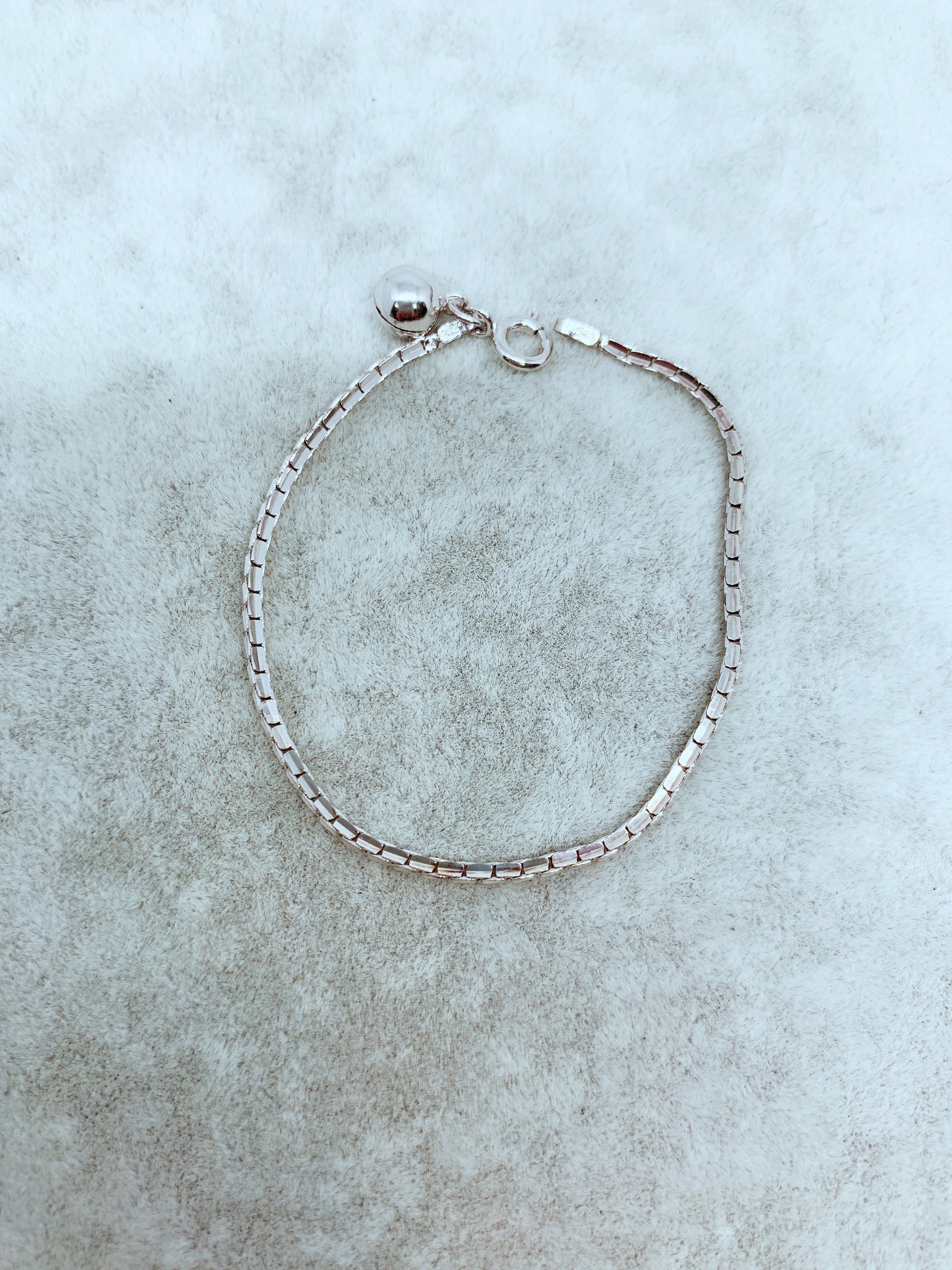 sterling silver baby bracelet