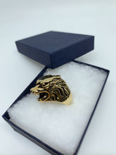 Load image into Gallery viewer, Wolf stainless steel ring

