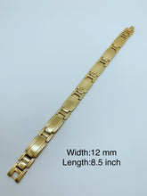 Load image into Gallery viewer, Gold plated stainless steel bracelet
