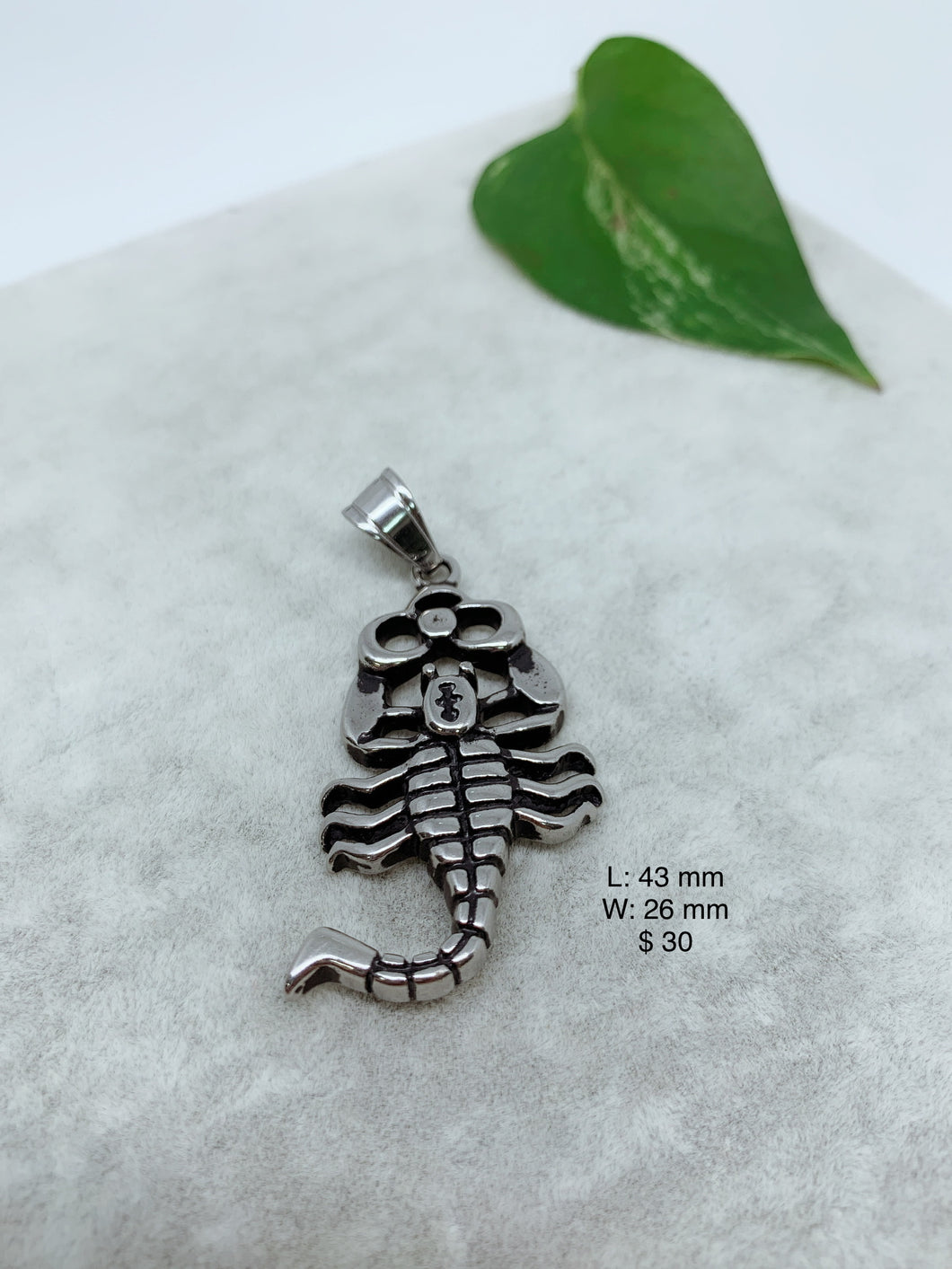 Scorpion Stainless steel pendant