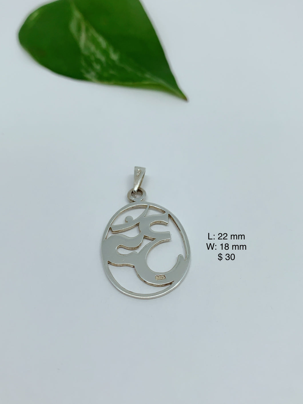 Sterling silver pendant