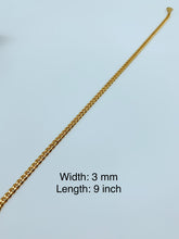 Load image into Gallery viewer, Gold plated stainless steel bracelet
