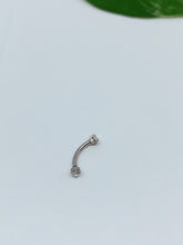 Load image into Gallery viewer, 16G 8mm long Eyebrow ring
