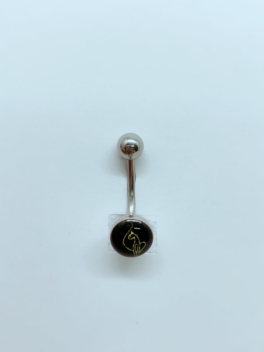 316 surgical steel 14 gauge belly ring